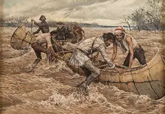 Ernest Berke, Arrived, oil on canvas