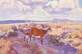 Sheryl Bodily, Afternoon Stroll, oil on canvas