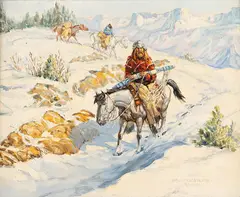 Nancy Mclaughlin, Trapper Spring, oil on canvas