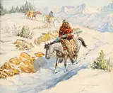 Nancy Mclaughlin, Trapper Spring, oil on canvas