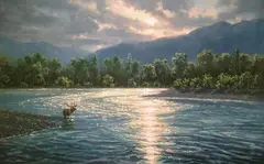 Brooke Wetzel, Ever-changing as it Flows, oil on canvas