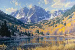 Randy Van Beek, Autumn in the Rockies, oil on canvas