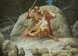 Frank McCarthy, In the Black Hills, oil on canvas