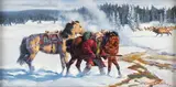 Gary Carter, In the Firehole, oil on canvas
