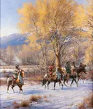 Don Oelze, Warm Winter Day, oil on canvas