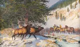 Gary Carter, The Heads Up Outfitters, oil on canvas