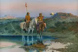Olaf Carl Seltzer, Return at Twilight, oil on canvas