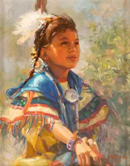 Joe Abbrescia, Little Doe, oil on board