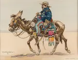 Joe De Yong, Harry Sherman, CO, mixed media