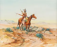 Hank Lawshe, Looking Out, watercolor