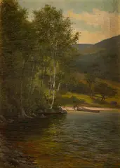 Edward Hill, In the Water, oil on canvas