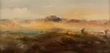 William Standing, In the Valley, oil on board