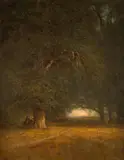 Thomas Hill, Untitled, oil on canvas