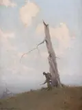 Sydney Laurence, The Prospector, oil on canvas