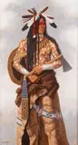 Paul Surber, War Axe, oil on canvas