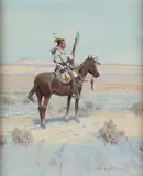 W. Steve Seltzer, Day Ride, gouache