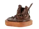 First Lesson by Kenneth A. Ottinger, bronze, offered Mar 2024