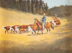 Paul Abram Jr., In the Valley, oil on board