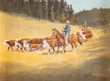 Paul Abram Jr., In the Valley, oil on board