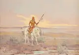 Ace Powell, On the Trail, oil on canvas