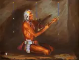Ace Powell, Pipe Ceremony, oil on canvas