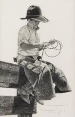 Robert Shufelt, Miss Buckaroo, pencil