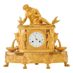Untitled by Empire Style Gilt, bronze mantel clock, offered Sep 2026