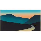 Sabra Field, "Going Home,", woodcut on paper