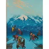 Earl Biss, "Rising to the Call of the Fog in the Morning,", 1980, lithograph