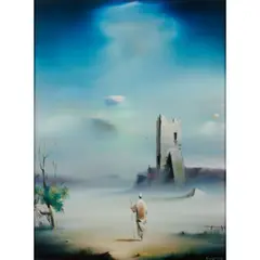 Robert Watson, "The Prophet,", oil on panel