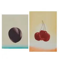 Hank Laventhol, Two, aquatint etchings, including (i) Cherry