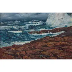 Joaquín Clausell, Marina de Colima, Óleo sobre tela