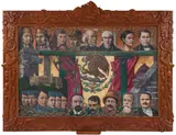 Roberto Montenegro, Los héroes de la patria, Mixta sobre madera