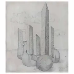 Xavier Esqueda, Untitled, Lápiz de grafito sobre papel
