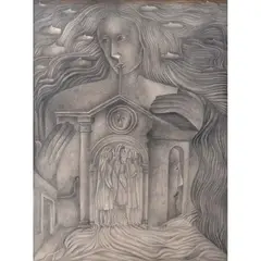 Untitled by Rodolfo Morales, Lápiz de grafito sobre papel, offered Sep 2023