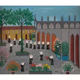Montserrat Aleix, Hermanas de la caridad, Óleo sobre tela