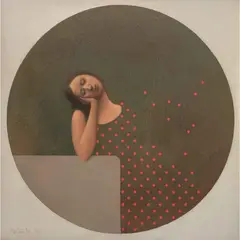Alfredo Castañeda, Brisa es su sueño, Óleo sobre tela