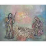 Carmen Parra, Belén, Óleo sobre tela