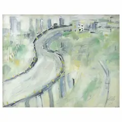 Phil Kelly, Segundo piso, Óleo sobre tela