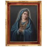 Virgen Dolorosa, MÉXICO, SIGLO XIX, Óleo sobre tela