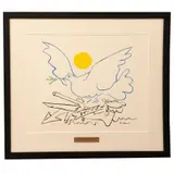 Pablo Picasso, Paloma de la paz, Serigrafía sin número de tiraje, edición póstuma