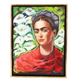 Ramón López Vela, Frida Kahlo, Óleo sobre tela