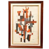 Carlos Mérida, Untitled, Serigrafía 4 / 20