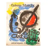 Miró Artigas, céramiques monumentals by Joan Miró, 1963, Litografía sin número de tiraje, offered Aug 2023