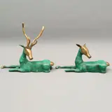 Venados, SIGLO XX, Bronce, patinado en color verde