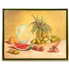 Bodegón tunas by Moshinsky, Óleo sobre tela, offered Aug 2023