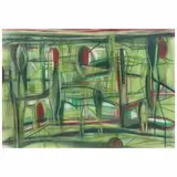 Gabriel Macotela, Naturaleza, Pastel sobre papel