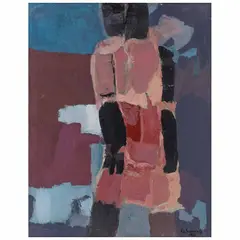 Enrique Echeverría, La mulata, Óleo sobre tela