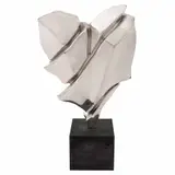 José Sacal, Corazones, Escultura en plata P / A en base de bronce