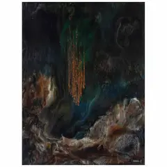 Untitled by Leonardo Nierman, Acrílico sobre masonite, offered Aug 2023